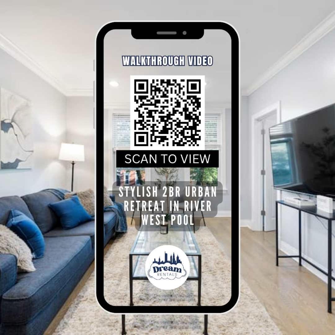 Stylish 2Br Urban Retreat In River West Chicago Bagian luar foto